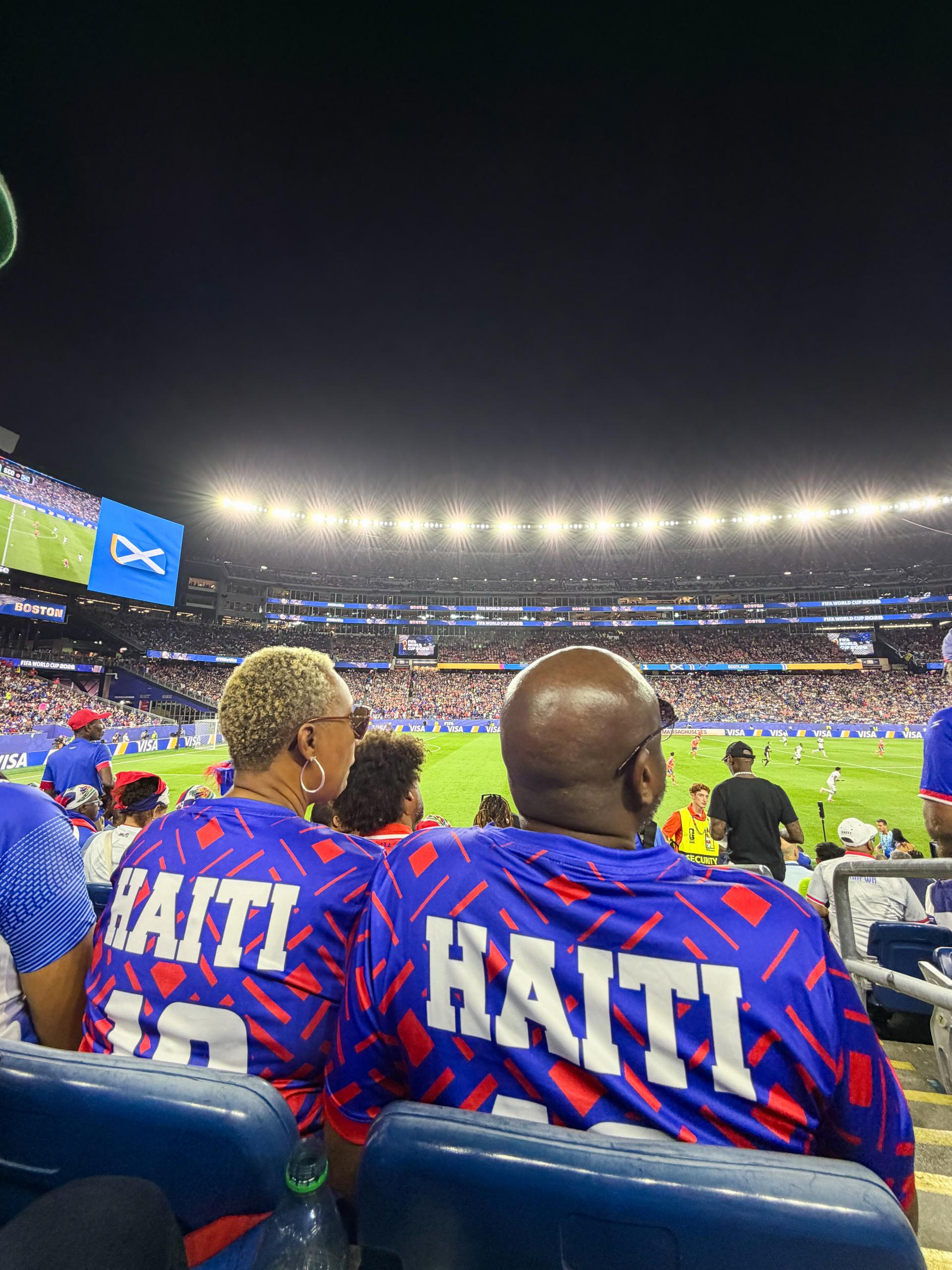 Pendant le match Haiti-Ecosse (3)